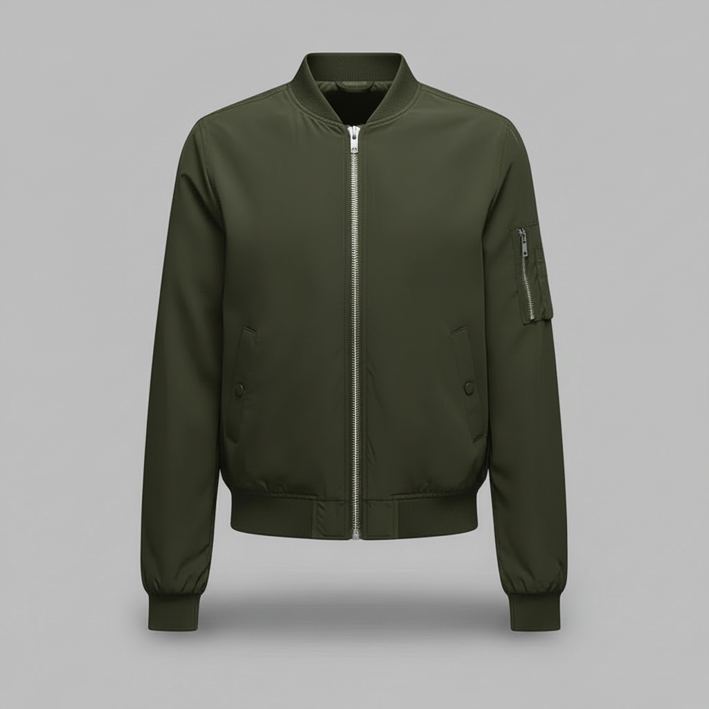 Damen Bomberjacke Kurz | Sportliche Jacke für Damen