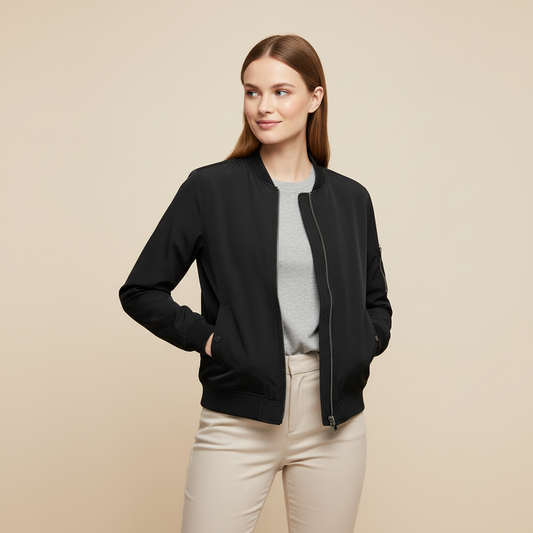 Damen Bomberjacke Kurz | Sportliche Jacke für Damen