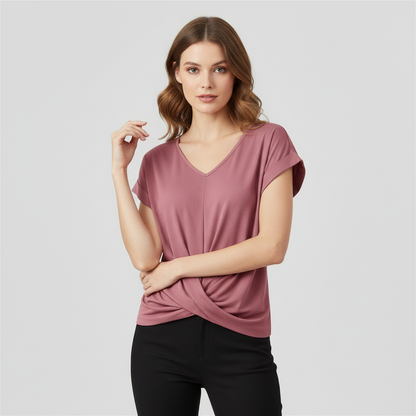 Damen Kurzarm Top | Modisches Sommeroberteil