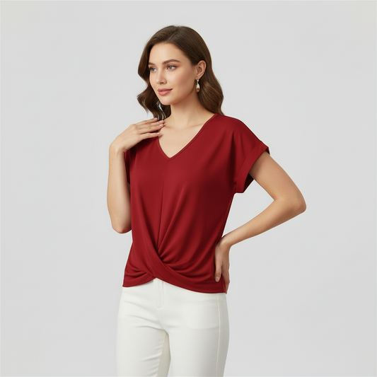 Damen Kurzarm Top | Modisches Sommeroberteil